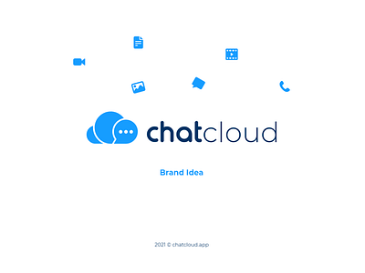 Chatcloud app LOGO branding chat design designer illustration interface logo ui uidesign uiux ux