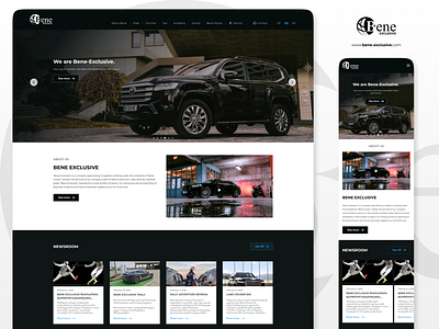 Luxury Car Service Landing Page design designer home homepage interface landing landing page page ui uidesign uiux ux
