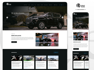 Luxury Car Service Landing Page