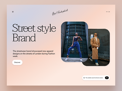 Street style store - Landing page