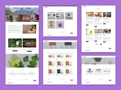 Online store user experience app clean design designer dribbble ecommerce flat layout minimal mockup portfolio product design purple store theme ui user interface ux web website