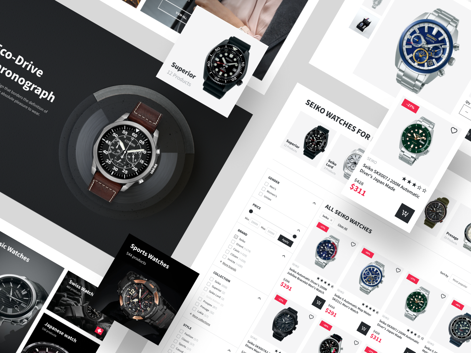 online watch store