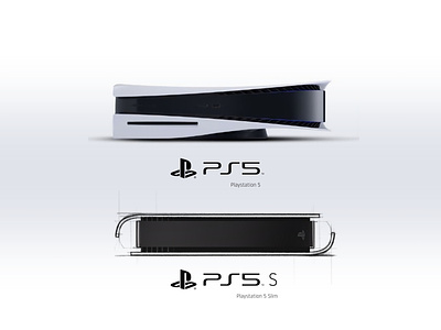 PS5/PS5 Slim Comparison by Wyatt Coe on Dribbble