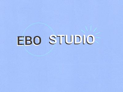 Ebo Studio Animation aftereffects animation app branding design flat logo loop motion socialmedia ui ux web