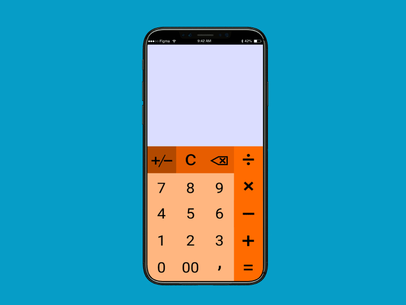 Daily UI day 4 - Calculator 004 calculator challenge daily daily ui dailyui mobile ui ux