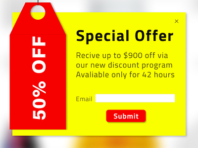 Daily UI day 36 - Special offer 036 challenge daily daily ui dailyui special offer ui ux web