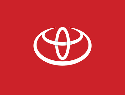 Toyota Redesign branding car design logo logo design redesign toyota vector