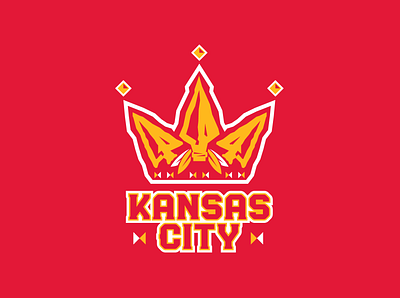 Chiefs / Royals branding design illustration illustrator logo sports typography vector