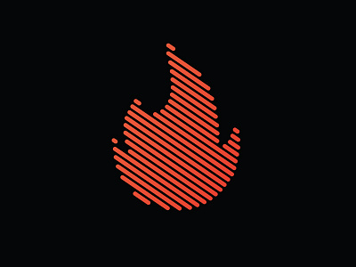 Thirty Logos Challenge Day 8 "Sparked" branding design digital fire illustrator logo sparked thirty logos vector video game
