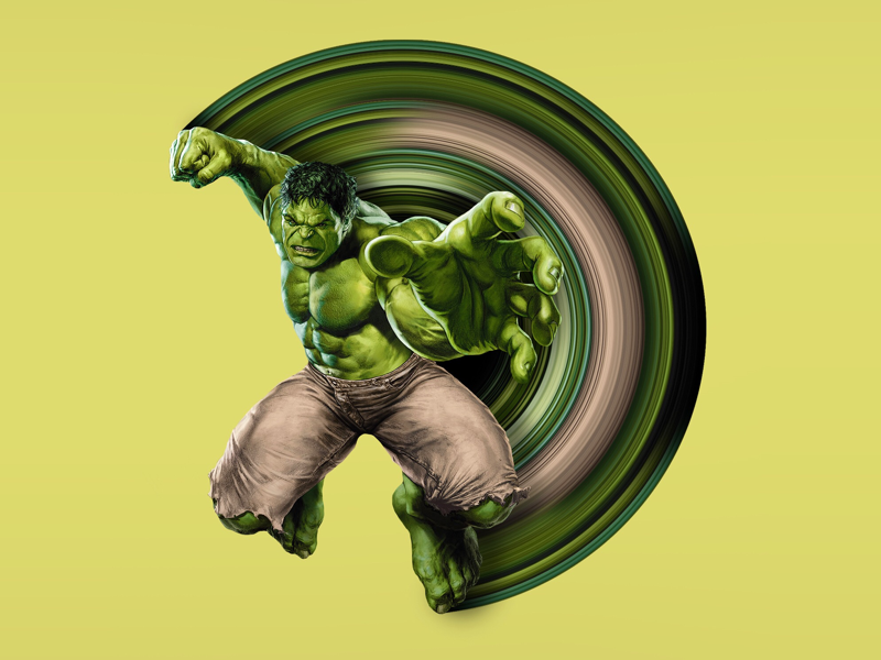 Hulk Pixel Stretch marvel avengers pixel stretch adobe photoshop hulk