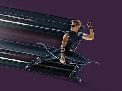 Hawkeye Pixel Stretch avengers marvel marvelcomics photoshop pixel stretch pixelart