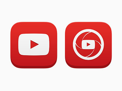 YouTube iOS App Icons app icon ios logo video youtube