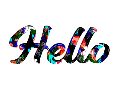 Hello branding cartoon character design font illustration logo monster pattern typography