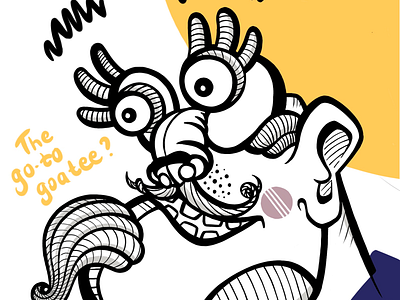 The go-to goatee 😀 cartoon character design design illustration illustrator procreate