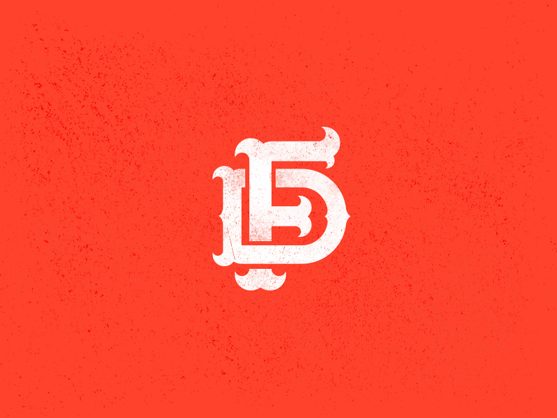 Mo' Monograms Mo' Problems design illustration lockup monogram type typography logo icon sports baseball vintage texture