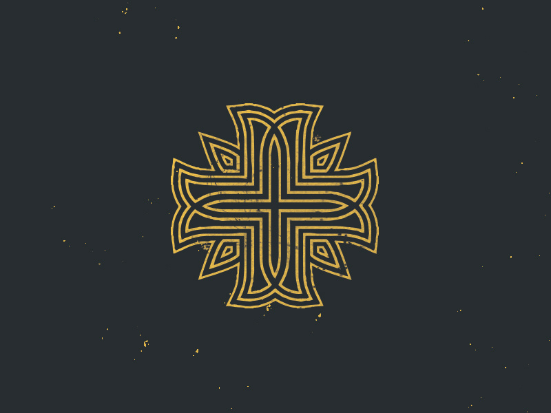 Kind of like Spark and Plus had a baby design illustration monoline inline cross linear logo icon black mark texture