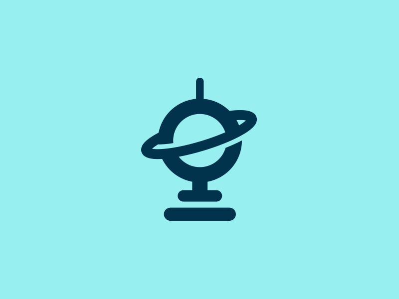 Daily Planet Inspired Mark design illustration logo icon sports mark planet saturn orbit