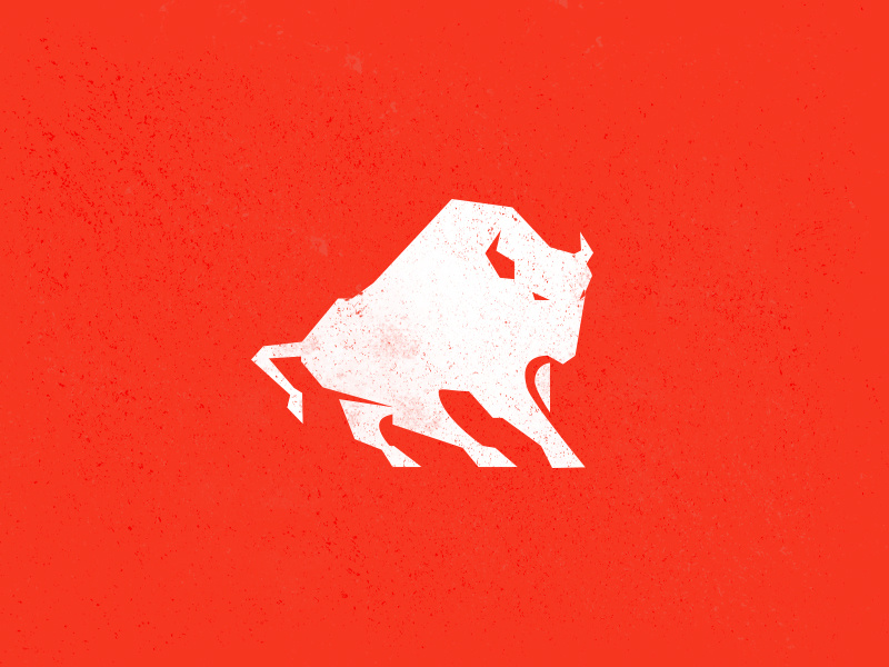 Another Buffalo?! icon identity bull buffalo mark branding illustration logo design