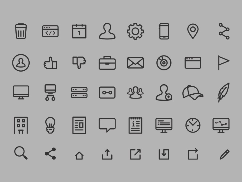 Redhat Icons by Matt Nagy on Dribbble