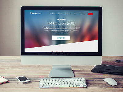 Healthcon microsite concept abstract boston healthcare landing page microsite web