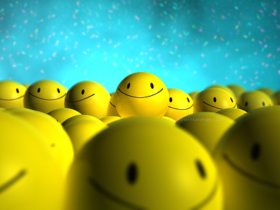 Happy Faces bright digitalart emoji graphicdesign wallpaper yellow