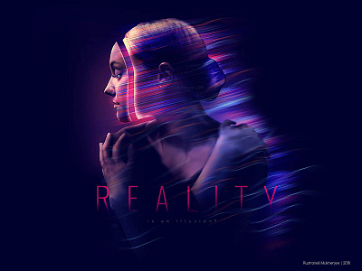 Reality III colorful digitalart graphic graphicdesign illustration mixedmedia photomanipulation psychedelic trippy wallpaper