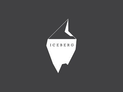 Iceberg Logo (Reverse)