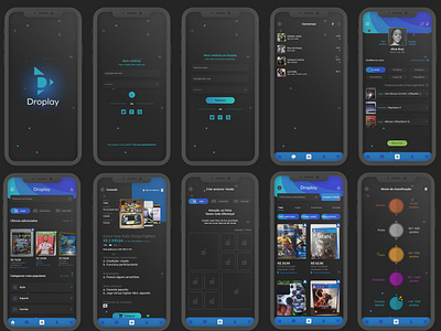 Droplay V2 - Compartilhe jogos, acessórios e consoles app app design branding daily daily ui design design app logo logo design ui ui challenge uidesugner uiux user experience ux ux design uxdesign