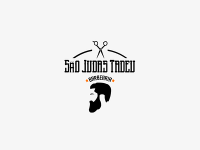 São Judas Tadeu - Barbearia barber branding hair hair style logo logo design logo mark mark