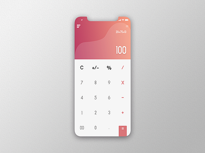 DailyUI 004 - Calculator app design calculator challenge control daily daily ui dashboard design interface ui ui challenge uiux