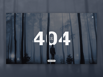 DailyUI 008 - 404 page 404 background daily daily ui interface page photo ui ui challenge uiux ux web