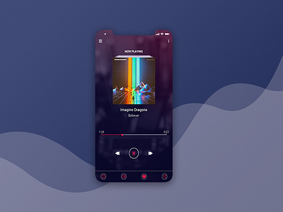 DailyUI 009 - Music Player app design daily daily ui design interface music player ui ui challenge uiux ux