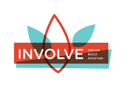 Involve design identity landscape logo typography