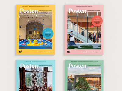 Posten Magazine Series design graphic design minneapolis museum print typography