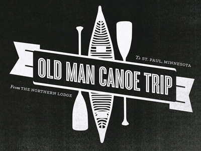 old man canoe trip by anders holine - dribbble