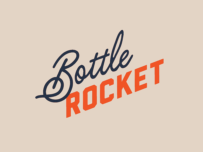 Bottle Rocket animation branding logo minneapolis restaurant