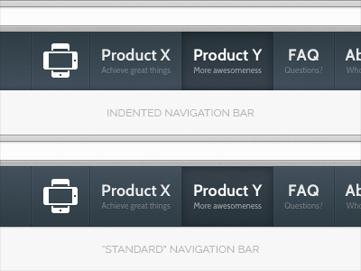 Website Navigation Bars