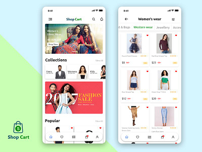 Shop Cart amazon android app app design cart design flipkart ios online shop shopping