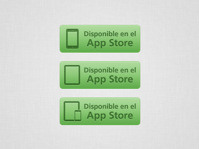 Availability appstore button green ipad iphone