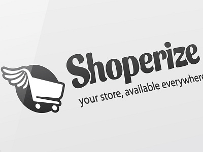 Logo m-commerce icon logo m commerce shopping trolley