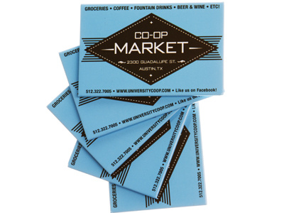 Co-Op Market Magnets branding logos marketing promotional
