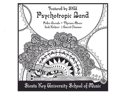 Album Cover for Psychotropic Blues album illustration music packaging promotion