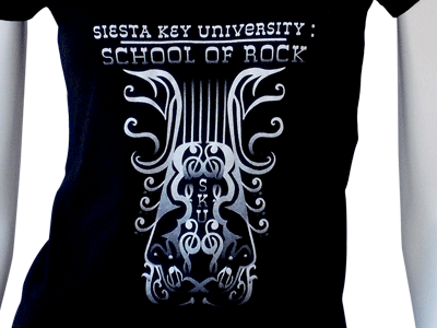 Women's Rock Shirt music rock screen print screenprint t shirt