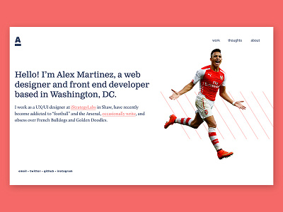 Portfolio 2015 - Working arsenal personal site portfolio