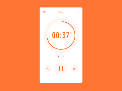 Daily UI #14 – Countdown Timer app countdown countdown timer daily ui minimal simple timer