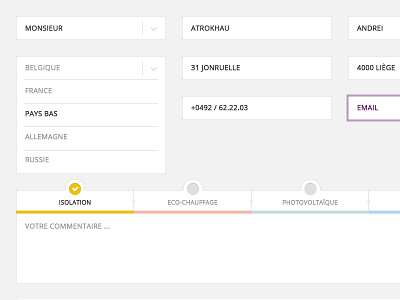 GREENSUN atrokhau clean crisp flat flat ui flat ui pro form gray minimal minimalist simple ui