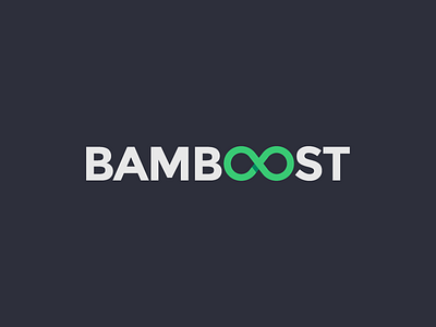 BAMBOOST atrokhau bamboo clean crisp flat flat ui flat ui colors logo minimal simple type typography