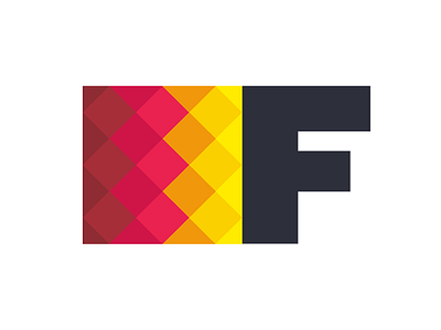 FLINCK. atrokhau clean crisp f flat flat ui green logo minimal simple type typography