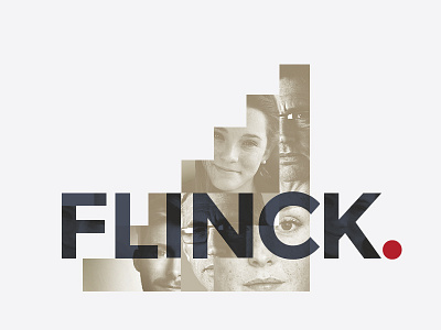 FLINCK. atrokhau clean crisp f flat flat ui logo minimal simple type typography ui