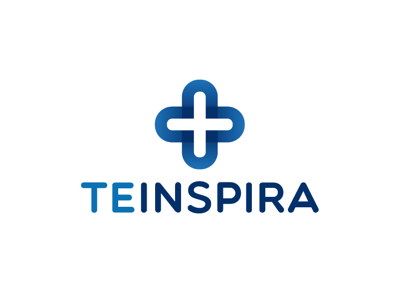 TEINSPIRA minimalist flat ui pro flat blue clean logotype atrokhau circle crisp logo simple minimal